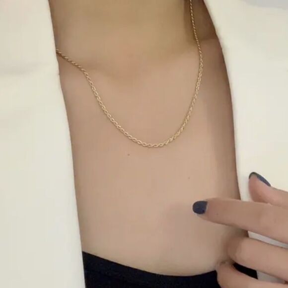 50cm gold twist chain - Picture 2 of 3